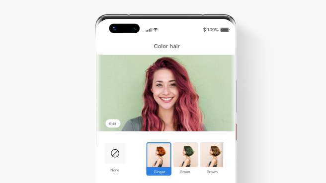 Color hair