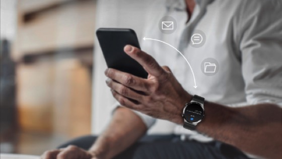 Phone-wearable communication