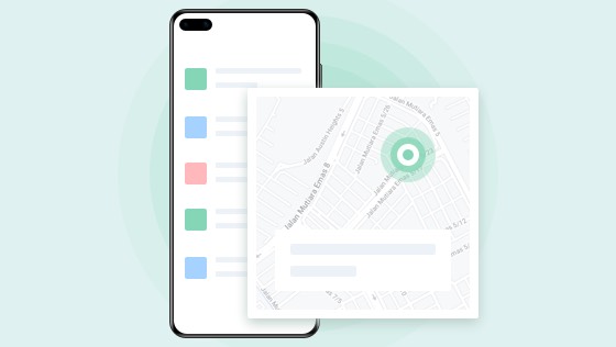 通过位置获取所在地址信息